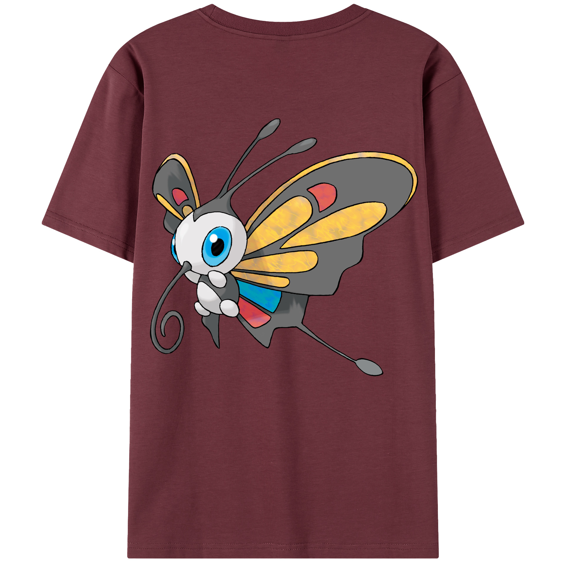 （画像用） ポケットモンスター Pokémon 綿100％半袖Tシャツ（背面プリント）